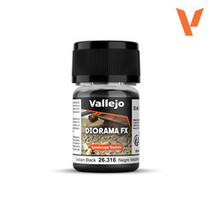 Средство для оформления подставок Vallejo серии Texture Vulcan Black 0.1-0.6 mm