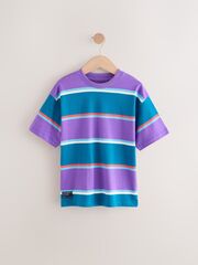 Футболка для мальчика Next E98-711, Фиолетовый, Синий