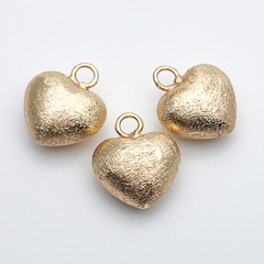 Подвеска Сердце, цвет золото, размер 17*15 мм, цена за 1 шт