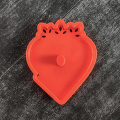 Штамп Сердце триколор №1