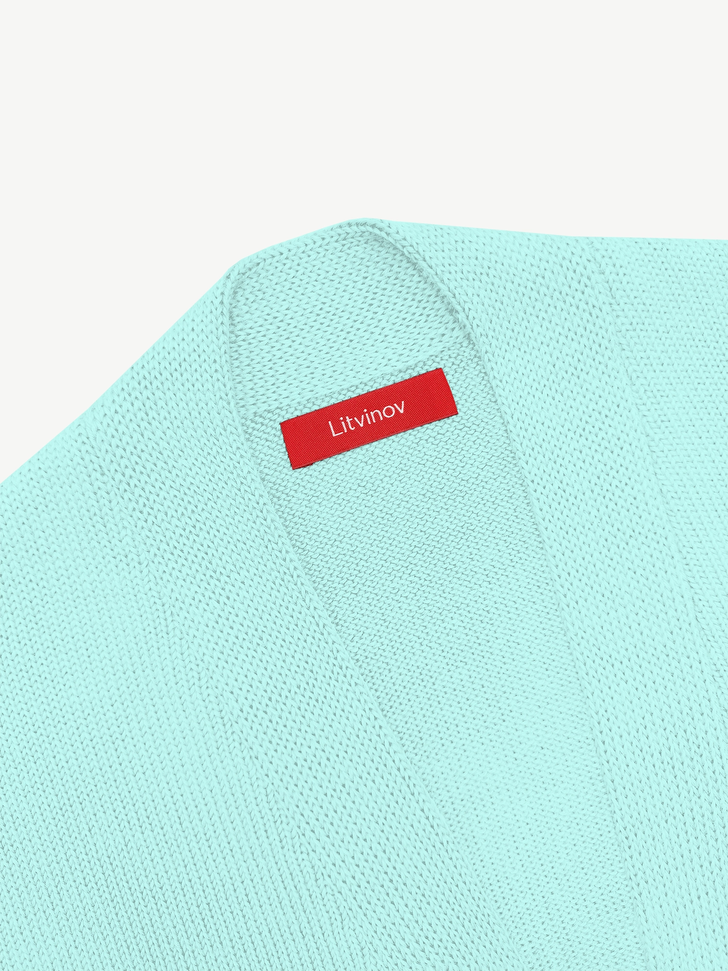 Кардиган с планкой из экохлопка