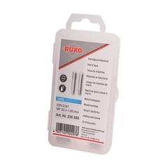 Метчик М20х1,5 (Комплект 2шт) DIN2181 HSS-G 6h 80мм a=12 Ruko 235200