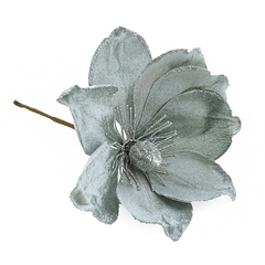 Растение искусственное, Цветок, Серебро, 15*18 см, 1 шт.