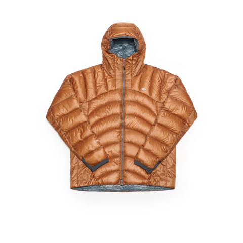 Куртка Nothomme Blue Ultra-Lightweight Water-Repellent Baffled Down Jacket "Orange To Their Cart"