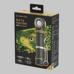 Налобный фонарь Armytek Elf C2 Max WR USB-C Белый и красный свет F10801C