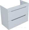 Aquanet 335760 Тумба с раковиной Практика 80 2 ящ. цв.белый матовый (335760)