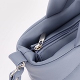 Сумка Саломея 199 гладкий серо-голубой