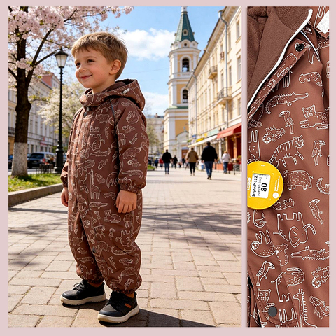 Комбинезон демисезон детский (1-4) 260310-W1109