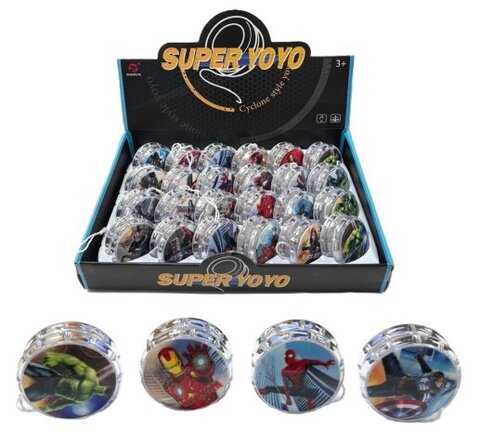 Игрушка Yo-Yo - в уп.24шт в Мстители, цена за шт.