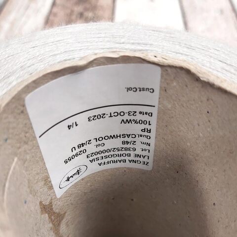 Меринос гребенной ZEGNA BARUFFA CASHWOOL 2/48 светло-серый