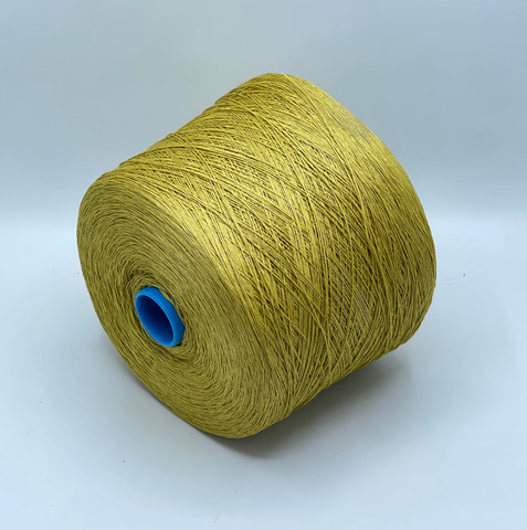 Бобинная пряжа, Frescolino, 500м, 100%Лен, Горчичный жмых, 39980