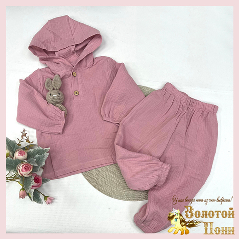 Костюм хл/муслин детский (1-4) 260622-U-9051