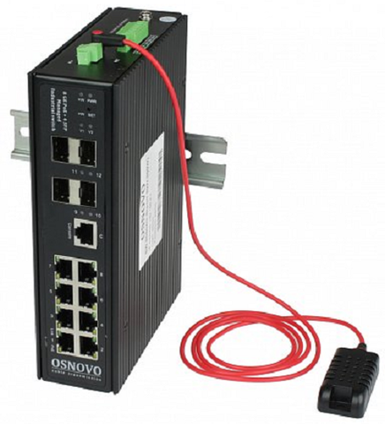 Коммутатор промышленный OSNOVO SW-80804/ILS(port 90W,300W)