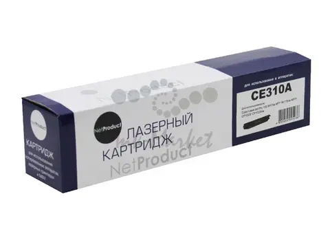 Тонер-картридж NetProduct (N-CE310A) для HP CLJ CP1025/1025nw/Pro M175, Bk, 1,2K
