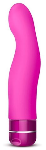 Ярко-розовый вибромассажер Gio - 20,3 см. - Blush Novelties Luxe BL-67600