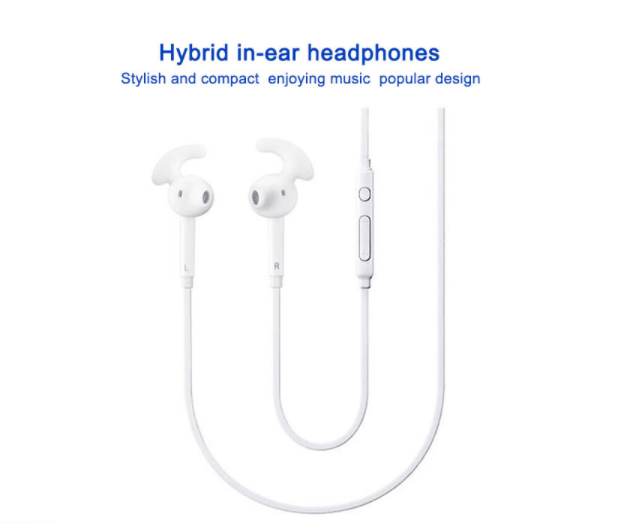 Headphones Samsung Galaxy S7 Mic White MOQ 100 Orig buy with