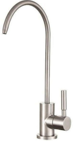 Aquanet AF210-91S AF210-91S Aquanet Steel, кранчик для питьевой воды, сталь, сатин (225487)