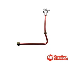 Трубка QUATTRO ELEMENTI КМ 24/50-200, 24/50-260 с гайками