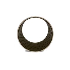 Металлополимерная разрезная свертная втулка 70*75*80 хромированная / Скользящий подшипник с POM покрытием / для манипуляторов и спец. техники