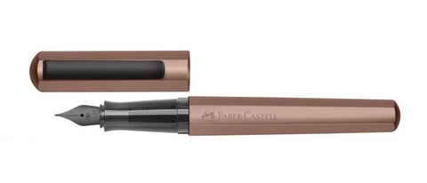 Ручка перьевая Faber-Castell Hexo Bronze, F  (150581)