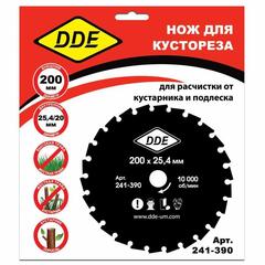 Диск для кустореза DDE WOOD CUT 26 зубьев, 200 x 25,4/20 мм (толщина - 1,8 мм) (241-390)