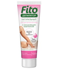 FITOкосметик Натуральный Фитодепилятор для чувств кожи с алоэ вера,маслом лаванды 100мл