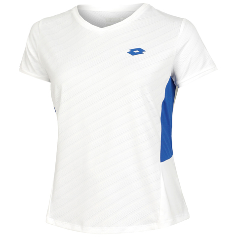 Женская теннисная футболка Lotto Tech I D1 T-Shirt - bright white