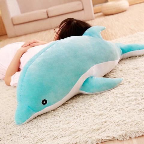 Дельфин большая мягкая игрушка