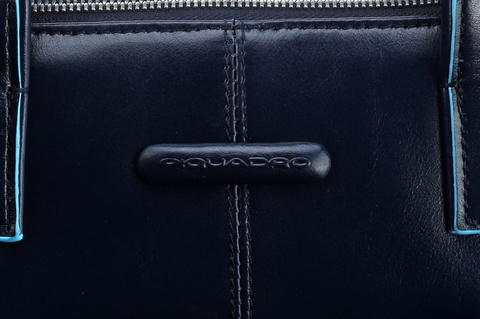 Сумка для ноутбука Piquadro Blue Square, синий, кожа натуральная (CA4021B2/BLU2)