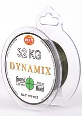 Леска плетёная WFT KG ROUND DYNAMIX Green 300 м, 0.35 мм