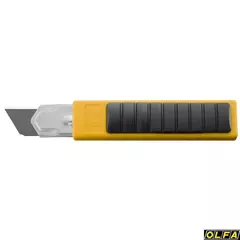 OLFA 25 мм, в комплекте с лезвиями EXCEL BLACK 5 шт, нож (OL-H-1BB/5BB )