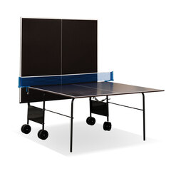 Теннисный стол всепогодный Standard Pro Outdoor (274 х 152,5 х 76 см, коричневый) с сеткой