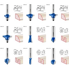ЗУБР 30 шт, наборПРОФИьных фрез по дереву,Профессионал(28796-H30)