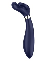 Синий вибромассажер для пар Satisfyer Endless Fun - 