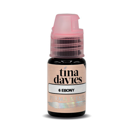 6. Ebony пигмент для бровей   "Tina Davies 'I Love INK' Permablend