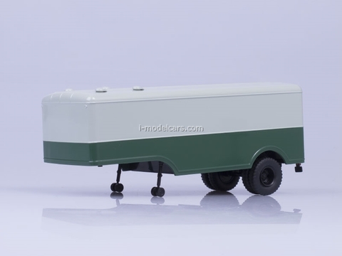 Semitrailer MAZ-5217 gray-green AutoHistory 1:43