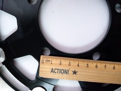 Передние тормозные диски ARASHI для Kawasaki ER6F/N, ZX-10R 04-07 черные