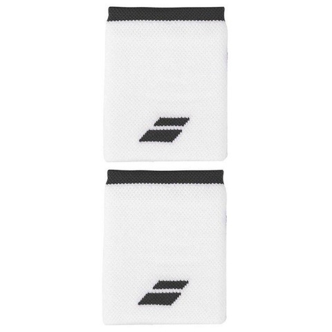 Набор напульсников Babolat LOGO JUMBO WRISTBAND (10x8см) White/Rabbit