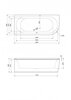 Cezares Передняя панель для акриловой ванны METAURO CORNER-180-SCR-R-W37
