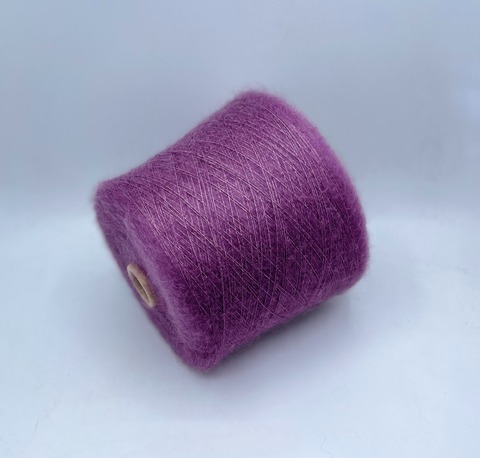 Filcom (пр.Италия), art- Tramonto 850м/100гр.75%Суперкид мохер 25%Шелк, цвет-Ежевичный(670) арт.33542