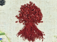 Микропломба, биркодержатели пломба пластик, р. 18 см, бордовый