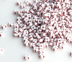 Бисер чешский полосатый Preciosa 03890, размер 6/0