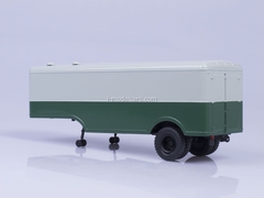 Semitrailer MAZ-5217 gray-green AutoHistory 1:43