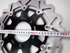 Передние тормозные диски ARASHI для Kawasaki ER6F/N, ZX-10R 04-07 черные