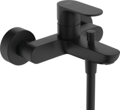 Смеситель для ванны, черный Hansgrohe Rebris S 72440670