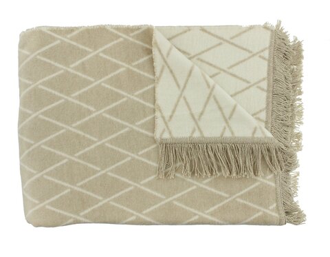 Плед 150x200 Claudi Dias Naturel бежевый