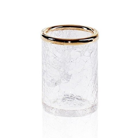 Decor Walther 0933120 Decor Walther Crack BER Стакан настольный, французское стекло Craquele, цвет: золото