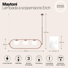 Подвесной светильник Maytoni Erich MOD221PL-03BS