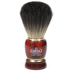 Помазок для бритья Omega 63185 натуральный барсук