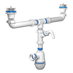 А3500 Сифон Ани 1 1/2х40 Грот двойной с носиком